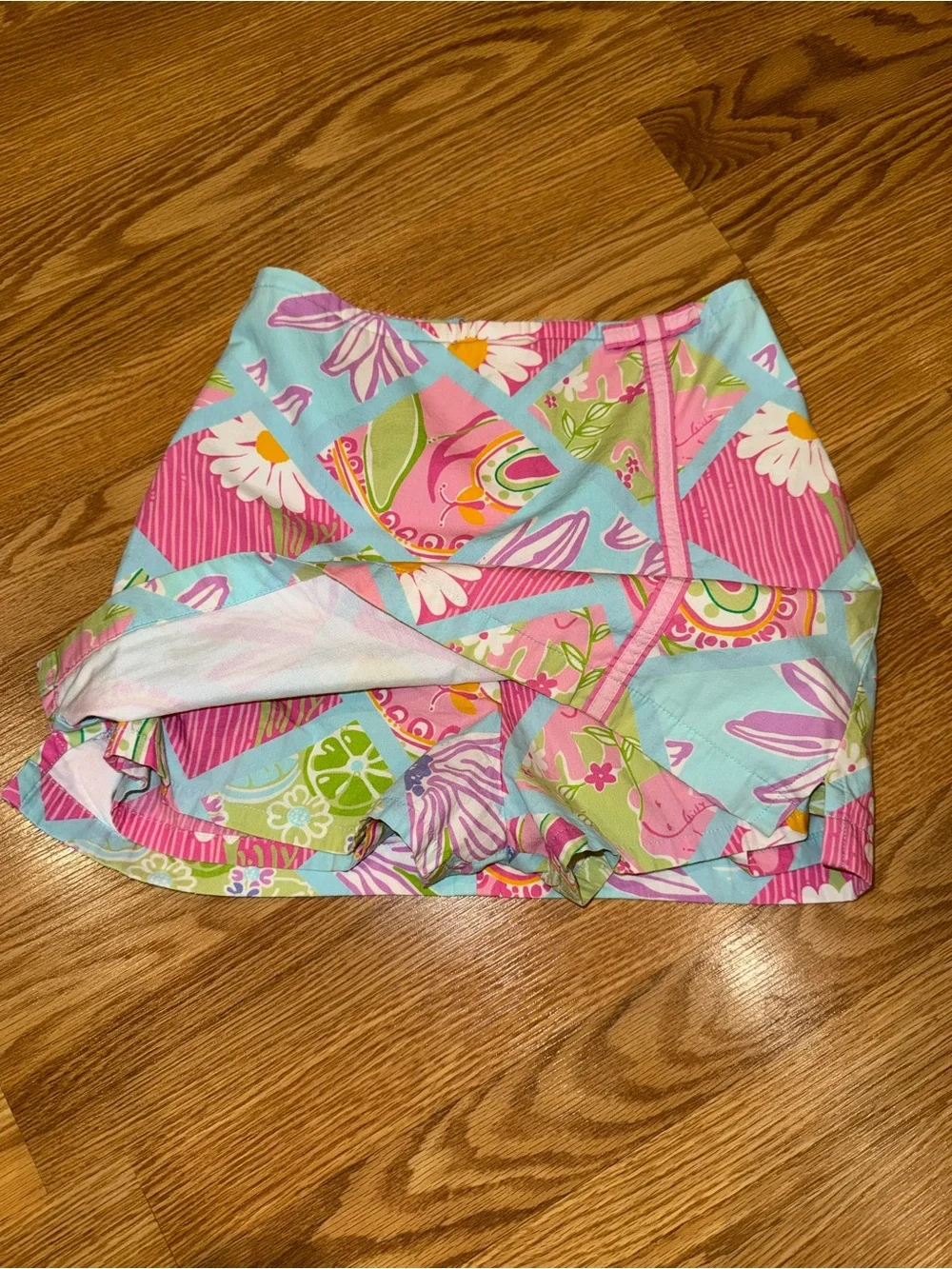 Vintage Lilly Pulitzer White Label Girls Skort sz 14